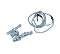 RASTKY Arnés para Gatos con Lazo y Correa Suave, Cómodo Chaleco Acolchado de Malla para Caminar, Previene Lesiones, para Aventuras Al Aire Libre, Tela (S)