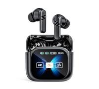 RASTKY Auriculares de Música Inalámbricos con Pantalla Táctil a Todo Color con Cancelación de Ruido ANC, Traducción AI para Viajes de Negocios, Auriculares BT5.4 (Black)