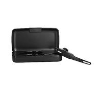 RASTKY Auriculares para Colocar sobre la Oreja Auriculares Inalámbricos Livianos con Micrófono y Pantalla LED de Alimentación para Llamadas Música Juegos para iOS Negro