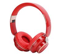 RASTKY Auriculares para Colocar sobre la Oreja HiFi 5.0 Auriculares Estéreo Plegables para Amantes de la Música 10-30 M como Se Muestran en Las Imágenes (Rojo)