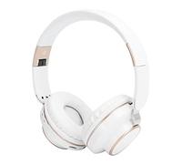 RASTKY Auriculares para Colocar sobre la Oreja HiFi 5.0 Auriculares Estéreo Plegables para Amantes de la Música 10-30 M como Se Muestran en Las Imágenes (White)