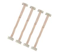 RASTKY Bandas Ajustables Blancas para Levantamiento de Cara, 4 Unidades, Parche Elástico para Levantamiento de Cabello, Evita la Flacidez de la Piel y Elimina las Patas de Gallo, Material de Nailon