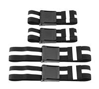 RASTKY Bandas de Entrenamiento Muscular Bandas Elásticas para Elevación de la Hormona del Crecimiento y Síntesis de Proteínas Musculares para Uso General Rojo//Negro Paquete de 2 para Brazos/piernas