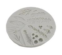 RASTKY Bandeja Flexible de Ramas y Conos de Pino con Moldura de Silicona de Follaje de Invierno para de Chocolate y Caramelo, Moldura de Hojas de Fácil Liberación para Uso Múltiple