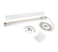 RASTKY Báscula Lineal de Lectura Digital de 500 Mm con de 5 Rodamientos, Medición Precisa y Estable para Torno, Alambre de Acero Blindado Multicapa, Cabezal de Aleación de Zinc, Cromado