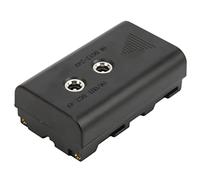RASTKY BateríA Simulada Falsa Duradera NP-F550, Fuente de Alimentación Portátil para Monitor de Luz LED, Larga Vida útil, 7,4 V/3 A, Aplicable para Transmisión de Imágenes, Material Plástico