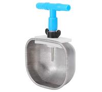 RASTKY Bebedero Automático con Tetina, 5 uds., Bebedero Automático de Acero Inoxidable, con Tetina, Accesorio para Granja, Alimentador de Agua (Camiseta Grande de una Pieza de Acero Inoxidable)