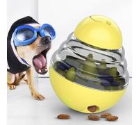 RASTKY Bola Dispensadora de Golosinas para Perros, Juguete Alimentador Lento de Diseño Novedoso, Bola de Rompecabezas de Entrenamiento Interactivo para Mascotas, Material ABS de Primera Calidad