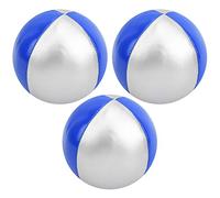 RASTKY Bolas de Lanzamiento de Malabares de 3pcs: Desarrollo de Juguetes Sports Strage Indoor Deports Fun & Skill (Azul/Plata)