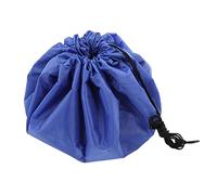 RASTKY Bolsa de Almacenamiento de Tapete de Juguete de Poliéster, Organizador con Cordón Multifuncional Resistente a Desgarros para Bloques de Construcción (BLUE)