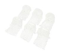 RASTKY Bolsillo de Red para Mesa de Billar de Algodón Duradero, Excelentes Accesorios para Billar Chino, Inglés y Americano, 6 uds.