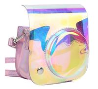 RASTKY Bolso Bandolera para Cámara de Moda con Correa Ajustable para Mini 11/9/8, Estuche Portátil para Cámara para Amantes de la Fotografía, Ilusión Transparente, 1 Bolsa