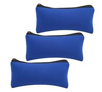 RASTKY Bolso Resistente Al Desgaste de la Pluma del Bolso del Lápiz del Alpinismo del Neopreno para el Almacenamiento de la Pluma, Estudiantes (Blue)