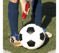 RASTKY Bomba de Bola Compacta de Doble Acción Bomba de Aire Flexible para Pelotas de Baloncesto, Fútbol, Voleibol, Diseño Portátil Liviano, Plástico Amarillo/Negro/Rojo/Verde/, 1.25", 1 2