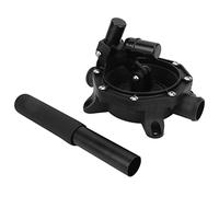 RASTKY Bomba de Diafragma Autocebante Manual de 720 GPH, Transferencia de Aguas Residuales con e Construcción de Aluminio, Cargas y Espacios Confinados, 33 Mm