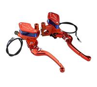 RASTKY Bomba de Freno Hidráulica con Ajuste de Rodillo de 22 Mm para Embrague de Freno de Motocicleta, Coloración Anodizada para un Uso Duradero para Conductores que Buscan Comodidad de Frenado