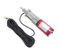 RASTKY Bomba Sumergible de Pozo Profundo de Acero Inoxidable de 220 W, Alto Flujo para Riego, 1,2 ³/h, Cabezal de 30 M, Cable de Alimentación de 10 Metros, Energía Solar y con Batería para Granja o