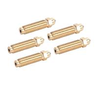 RASTKY Boquillas de Acero Endurecido de Latón de 0,4 Mm, Conexión sin Costuras a Prueba de Desgaste para Impresora 3D Carbon, Juego de 5 Piezas