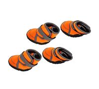 RASTKY Botas Antideslizantes para Perros, Botas para Perros, Protector de Goma Suave para con Correas Reflectantes, Zapatos para Actividades para Pequeños, Medianos y Grandes (M)