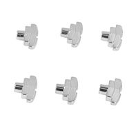 RASTKY Botones de Clavija de Afinación de Guitarra, 6 Piezas de Cabezales de Afinador en Forma de Aleación de Zinc, Reemplazo de Guitarra Acústica, Botones de Clavija de Afinación de Metal,