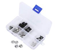 RASTKY Botones de Costura con Cierre a Presión de Latón, Accesorios de Remache para Cintas, Chales, Carteras, Ropa, 100 Pares, 12mm