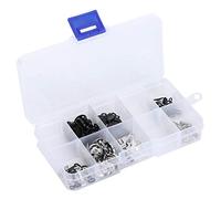 RASTKY Botones de Presión Botones de Cierre a Presión de Latón Kit de Accesorios de Costura para Sombreros Bolsos Bufandas Camisas Chaquetas 100 Pares 12 Mm