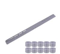 RASTKY Brazaletes Reflectantes Caminata Nocturna Ciclismo Correr - Brazalete Reflectante Brazalete de Silicona Bandas Ropa Equitación Deportiva - Equipo Reflectante de Alta Visibilidad (Silver)