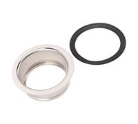 RASTKY Brida de Eliminación de Basura Profunda de Acero Inoxidable Duradera con Filtrado de Residuos de Alimentos para Fregadero de Cocina, Eliminación de Basura con Montaje de 3 Pernos