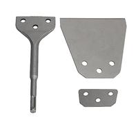 RASTKY Broca de Cincel para Piso de Larga Duración de 5 Pulgadas con Hoja de Acero con Resorte Duradera para Mortero, Loseta y Eliminación de Adhesivo, Ideal para Demolición de Pisos de Baldosas de