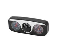 RASTKY Brújula Multifunción 3 en 1 para Coche, Bola de Navegación, Higrómetro Compacto y Duradero para Tablero de Instrumentos para Acampar Al Aire