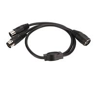RASTKY Cable de 5pin DIN a 2 5pin DIN - 5 Núcleos 5 PIN Y Splitter Adaptador de Sonido Conectando Dispositivos Y Estudios MIDI