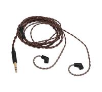 RASTKY Cable de Auriculares de 0,5 Mm a 2 Pines de 0,78 Mm, 3.9 Pies de Reemplazo Chapado CableQDC, ZSN, ZSN PRO, PRO X