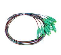 RASTKY Cable Pigtail de Modo Único de 12 Núcleos Interfaz SC - 0,9 Mm para Sistemas de Comunicación de Redes, Baja Pérdida de Inserción, PVC, Fácil Plug and Play, 1,5 M de Longitud