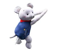 RASTKY Caja de Pañuelos Montada en el Automóvil de Felpa Gris con Compartimento de Almacenamiento Dividido para Teléfonos, Juguetes, Botellas de Agua, Decoración de Reposabrazos Amarillo (#4)