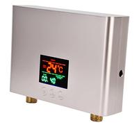 RASTKY Calentador de Agua Eléctrico Instantáneo sin Tanque con Pantalla Digital de 5500 W con Control Remoto, Rango de Temperatura de 30 a 55 ℃, Material de Fundición a Presión de Aluminio para Baño