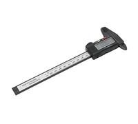 RASTKY Calibrador Digital de 0-6 Pulgadas, Regla Micrométrica de Apagado Automático de Alta Precisión para Entusiastas del Bricolaje, Conversión de Pulgadas y Milímetros