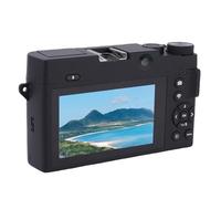 RASTKY Cámara Digital WiFi, Cámara Digital 5K con Zoom de 18x y Lente Dual, para Vlogging Selfie Home Photography, Portátil con Flash y Micrófono (Black)