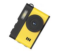 RASTKY Cámara HD Keychain, Cámara Compacta Vintage de 12MP de 1080p con Luz LED de Relleno, Pantalla HD de 0.96 Pulgadas, Vista Previa en Tiempo Real, para Vlogs, Aventuras Al Aire Libre, (Amarillo