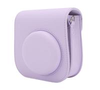 RASTKY Cámara Protectora de Cuero PU Compatible con Cámara Mini12 Mini11 con Correa para el Hombro, Bolsa de Almacenamiento para Fuji 12 (Purple)