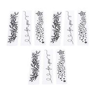 RASTKY Carpeta en Relieve de Plástico con Flores de 9 Piezas, Carpeta en Relieve de Plástico Fácil de Usar para Proyectos de Manualidades en Papel, Larga Vida útil, Adecuada para Hacer Invitaciones