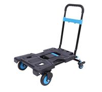 RASTKY Carro Portátil 2 en 1 con Carga de 330LB, Plataforma Rodante Manual Plegable Precisa para Acampar Al Aire Libre, Construcción de Acero para Viajes