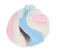 RASTKY Casa Colgante de Algodón de Ensueño con Gancho, Encantadora Hamaca para Mascotas Pequeñas, Diseño Colorido de Azúcar de Algodón, Adecuada para Hámster, 6.69 X 6.69 X 5.91 Pulgadas,