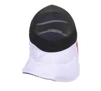 RASTKY Casco de Esgrima Ventilado Protector Facial a Prueba de Puñaladas para Entrenamiento con Sable, de Correa Ajustable, CE 350N (XL)