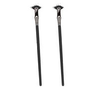 RASTKY Cepillos de Aplicación de Máscara de Ventilador, Diseño Portátil para Viajeros, Cepillo de Pelo Suave y Esponjoso, 2 uds.