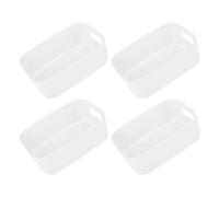 RASTKY Cestas de Almacenamiento Modernas, Práctico Contenedor Organizador Portátil, Caja de Armario de 10 Piezas, Contenedores de Almacenamiento con Asa Lateral de Borde Redondo para Oficina y