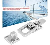 RASTKY Cierre de Abrazadera Antisonajero para Barcos Marinos de 70 Mm para Escotilla de Casillero, Acero Inoxidable Resistente, Resistencia a la Corrosión para Ambientes de Agua Salada, Plateado