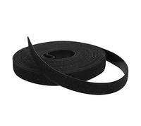 RASTKY Cierre de Cinta de Gancho y Bucle Reutilizable Durable para Actividades Al Aire para una Variedad de Lugares Nylon Negro