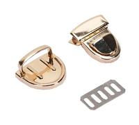 RASTKY Cierre Tuck Lock para Monedero con Cierre para Pulgar, 10 Juegos, Tuck Lock, Cinturón, Monedero, para Pulgar, Accesorios para Bolsos en Forma de Lengua, 20 Mm de Ancho con Placa Base de 10,5