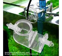 RASTKY Clamp/Holder de Manguera de Acuario Acrílico de 22mm de Diámetro, Abrazadera de Soporte de Tubo de Tanque Resistente, Fácil de Instalar para Pecera, Color Transparente