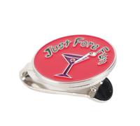 RASTKY Clamp/Holder de Metal Premium para Sombrero con Marca de Bola Magnética, Marcador de Clamp/Holder de Golf Antioxidante para Actividades Al Aire, para Golfistas, Regalo del (Pink)